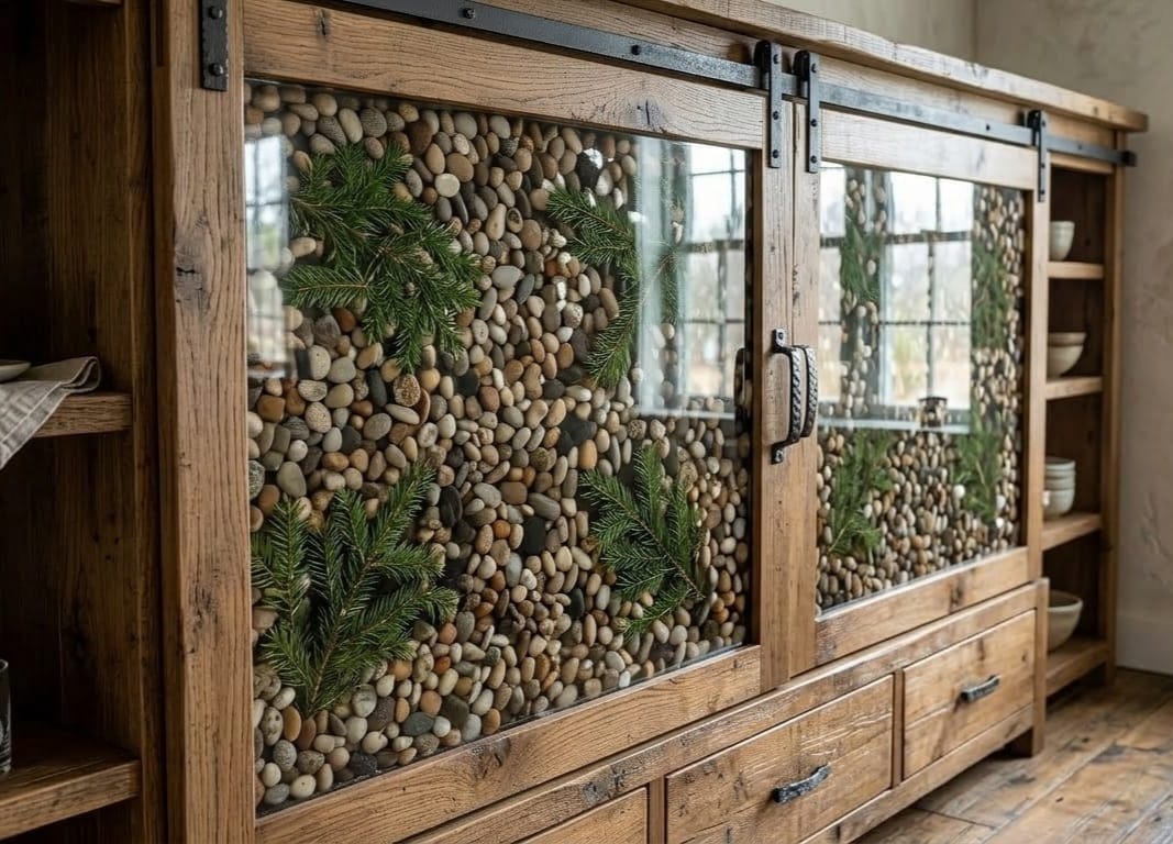 Nowoczesny mebel z naturalnego drewna